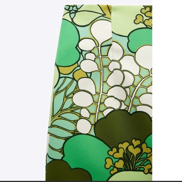 Zara Printed Mini Skirt - Picture 8 of 9